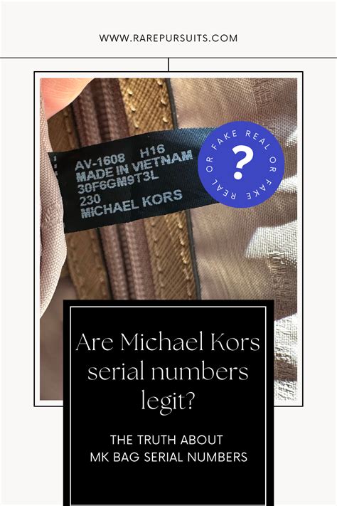 michael kors made in china|michael kors serial number lookup.